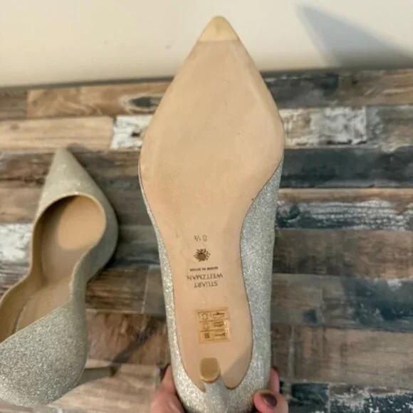 Stuart Weitzman 100 scallop heels new